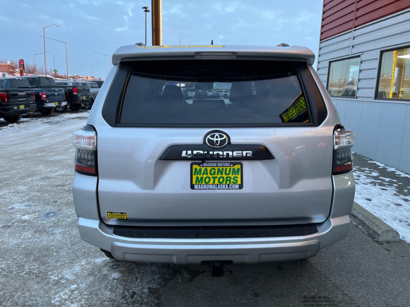 2023 Silver /black leather Toyota 4Runner TRD Off-road Premium 4WD (JTERU5JR3P6) with an 4.0L V6 DOHC 24V engine, 5A transmission, located at 1960 Industrial Drive, Wasilla, 99654, (907) 274-2277, 61.573475, -149.400146 - Photo#4